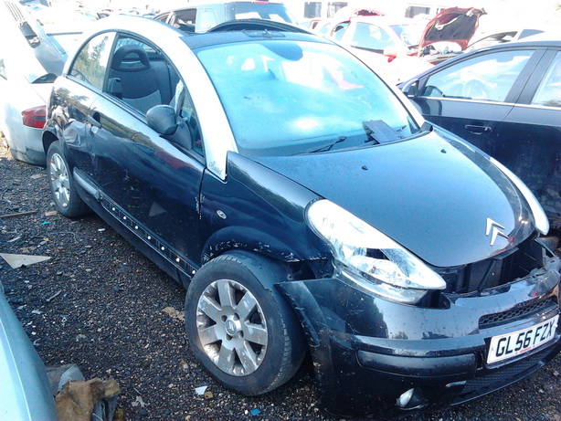 Used Car Parts Citroen C3 2006 1.6 Automatic Cabrio 2/3 d. Black 2013-6-07